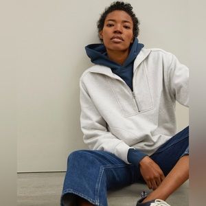 Everlane Track Half-Zip pullover